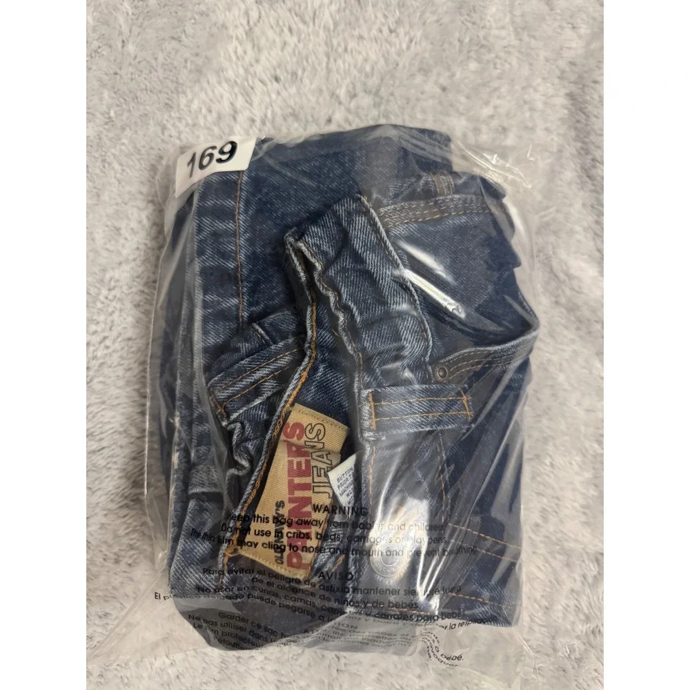 Old Navy Painters 10 Regular Baggy Denim Carpenter Jean Pants Wide Leg 2005
